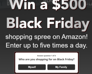 Black Friday - Enter for a $500 Amazon Shopping