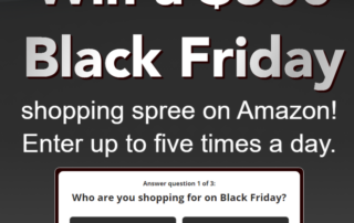 Black Friday - Enter for a $500 Amazon Shopping